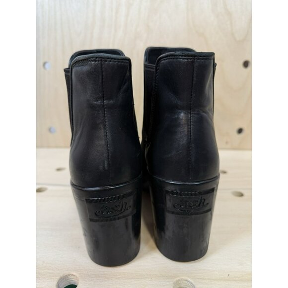 Ash Women's Size 40 Black Suede Leather Platform Chunky Boots US 9-9.5 - Picture 7 of 14